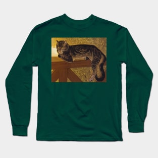 Summer: Cat on a Balustrade Long Sleeve T-Shirt